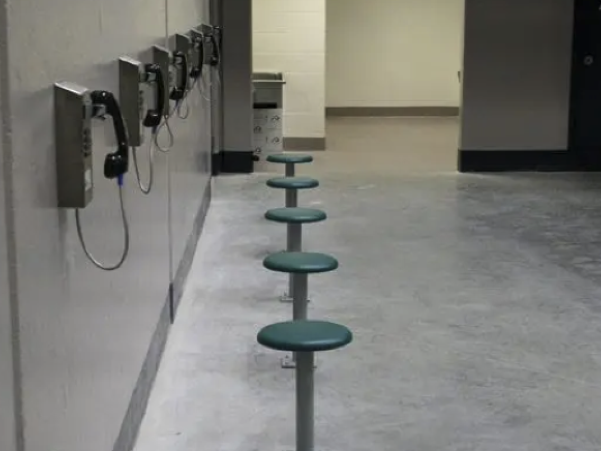 Jail Floor Mounted Stool - SWS Group