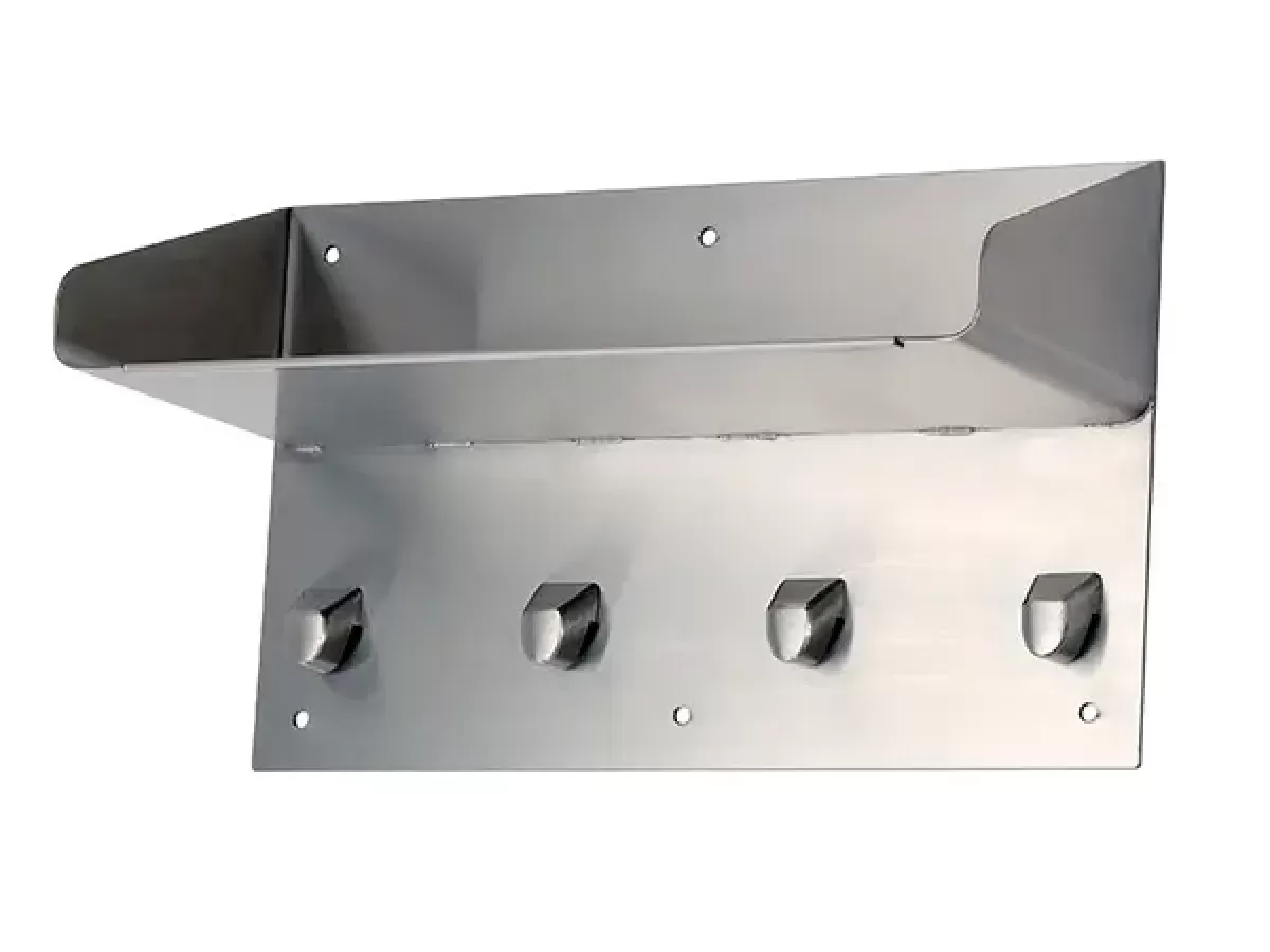 Anti-Ligature Towel Hook with Shelf - SWS Group